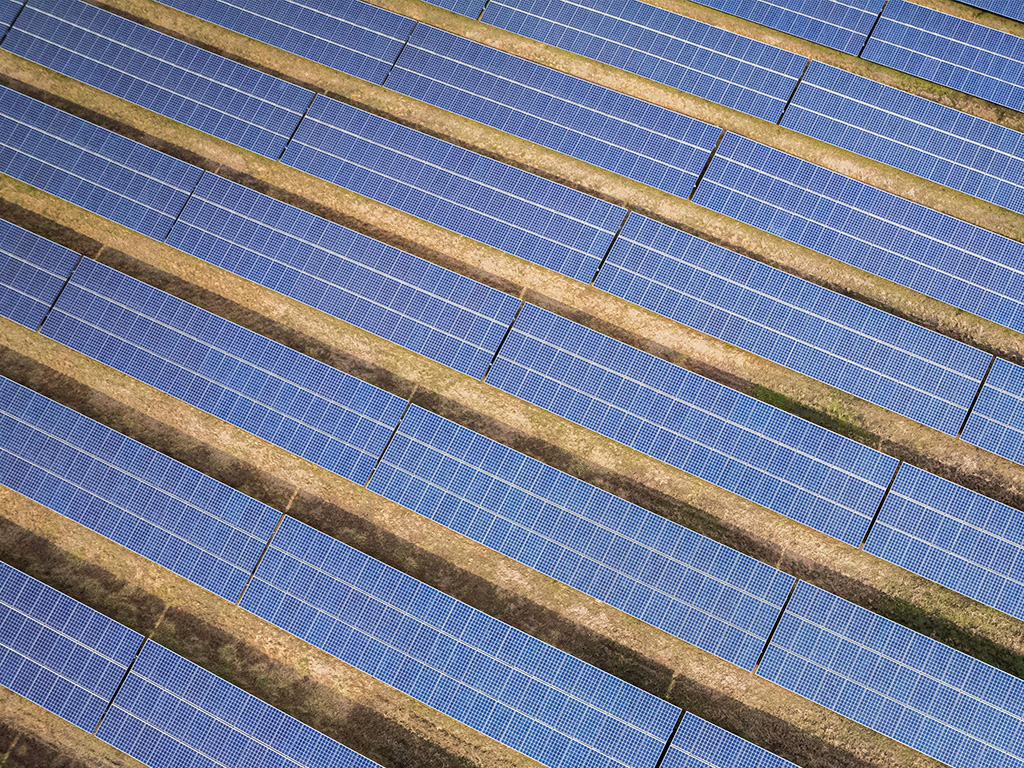 Solar park in Greece